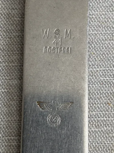 Original tysk Heer gaffel (fra spisesæt)