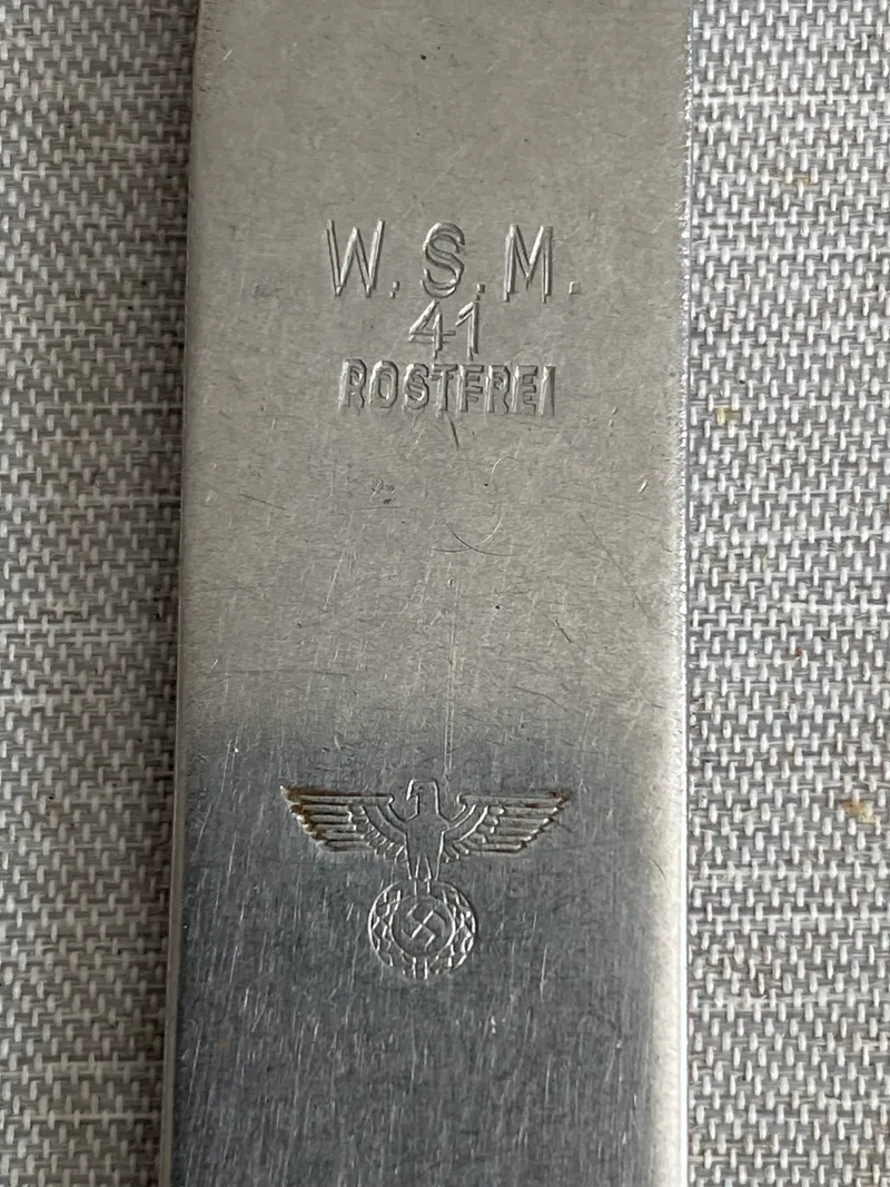 Original tysk Heer gaffel (fra spisesæt)