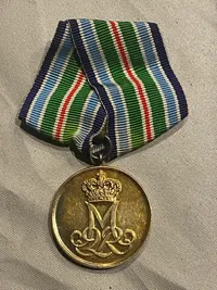 Sjælden original hjv medalje - kun tildel folk som har været medlem fra 1949 til 1998