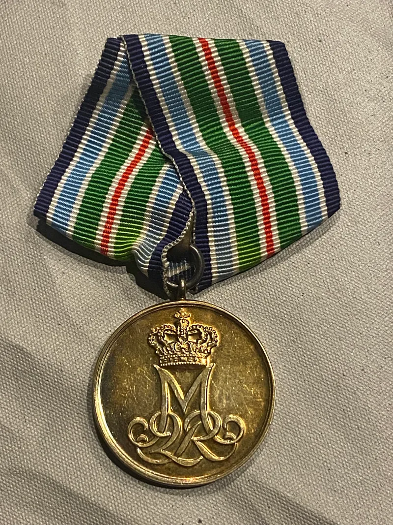 Sjælden original hjv medalje - kun tildel folk som har været medlem fra 1949 til 1998