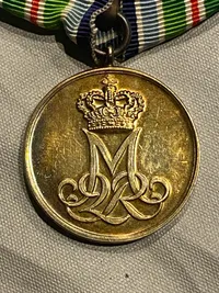 Sjælden original hjv medalje - kun tildel folk som har været medlem fra 1949 til 1998