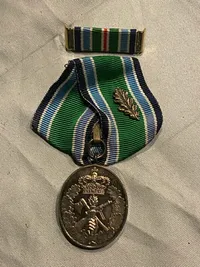 Original hjv medalje for 40 år - sterlingsølv
