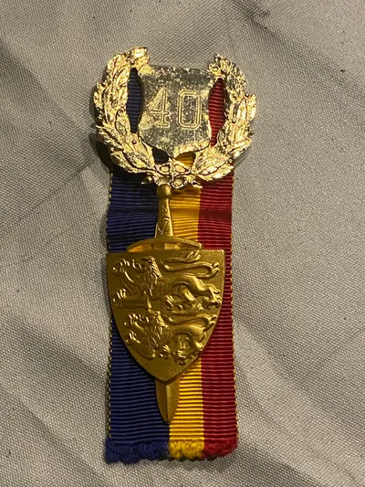 40 års jubilæums tegn - slesvigske fodregiment