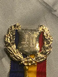40 års jubilæums tegn - slesvigske fodregiment