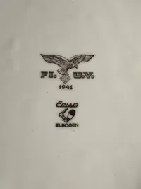 Stor original Luftwaffe kartoffel skål