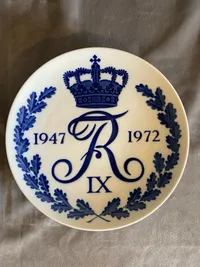 Original Frederik IX plakette - Royal Copenhagen