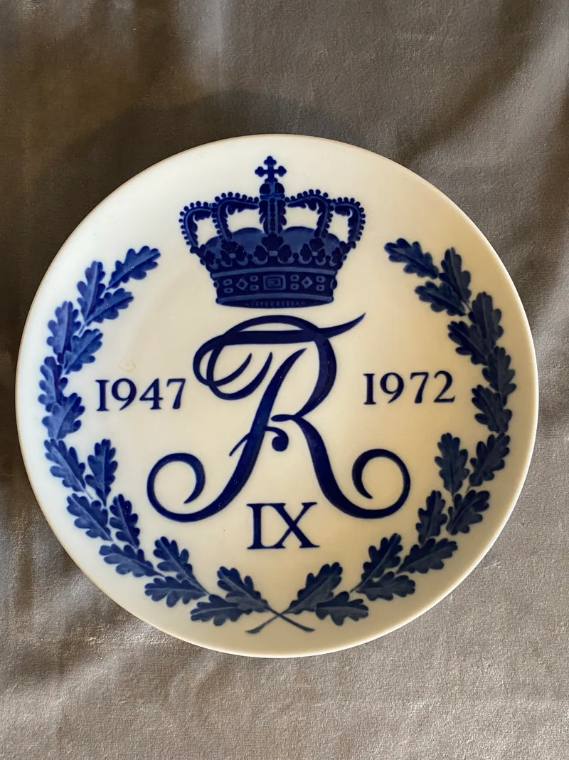 Original Frederik IX plakette - Royal Copenhagen