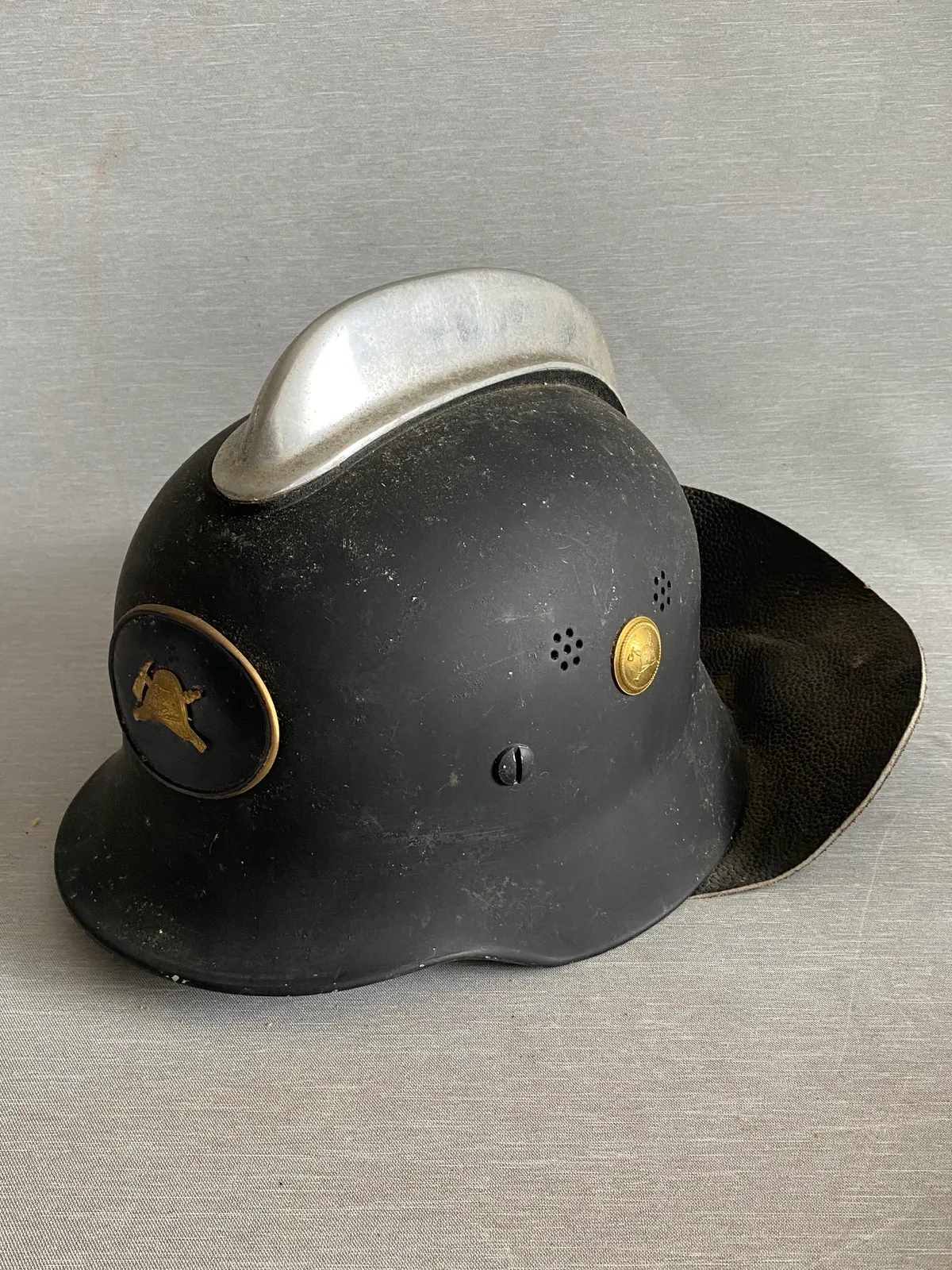 Original dansk brandhjelm