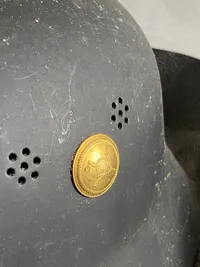 Original dansk brandhjelm