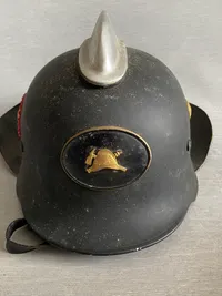 Original dansk brandhjelm