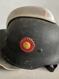 Original dansk brandhjelm