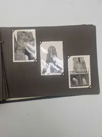 Originalt tysk fotoalbum med primært HitlerJugend og billeder fra Holland