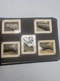 Originalt tysk fotoalbum med primært HitlerJugend og billeder fra Holland