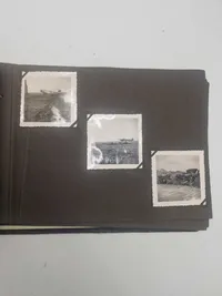 Originalt tysk fotoalbum med primært HitlerJugend og billeder fra Holland