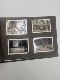 Originalt tysk fotoalbum med primært HitlerJugend og billeder fra Holland