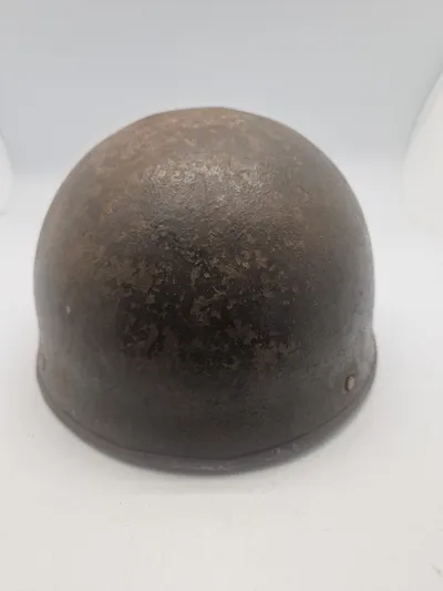 Original Engelsk 1942 motorordonans hjelm WW2