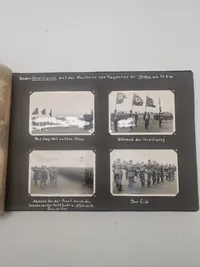 Originalt tysk album til minde om tjenestetiden - ww2