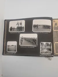 Originalt tysk album til minde om tjenestetiden - ww2