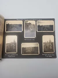 Originalt tysk album til minde om tjenestetiden - ww2