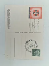 Originalt tysk ww2 postkort