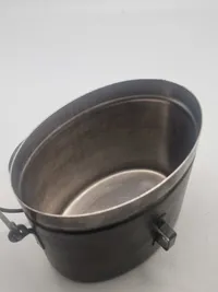 Originalt svensk kogekar brugt i Brigaden WW2