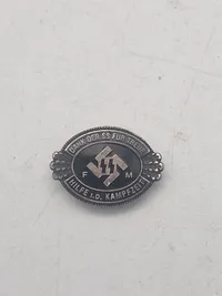 Original Tysk Waffen-SS revérnål
