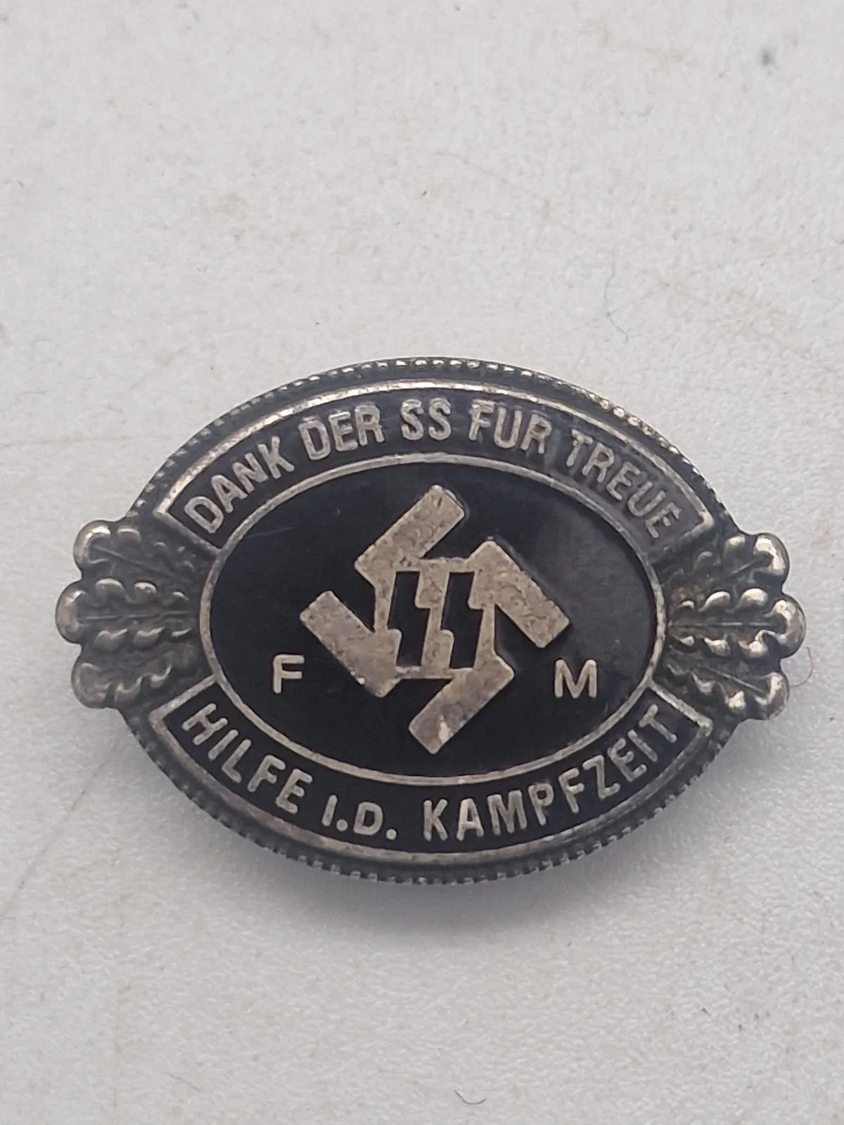 Original Tysk Waffen-SS revérnål