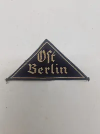 Original tysk Hitler jugend district-triangle  - Ost Berlin