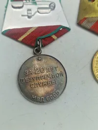 To stk originale USSR medaljer