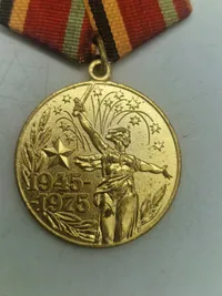 2 stk originale USSR medaljer