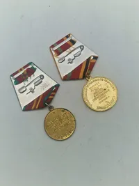 2 stk originale USSR medaljer