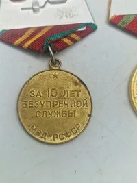 2 stk originale USSR medaljer