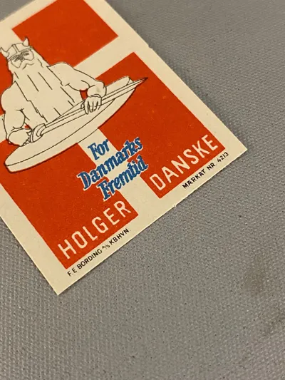 Originalt WWII Holger Danske mærke
