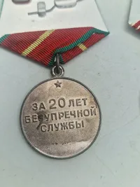 To stk originale USSR medaljer
