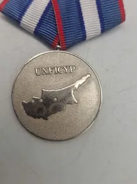 Original Cypern 50 års mindemedalje