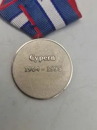 Original Cypern 50 års mindemedalje