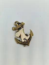 Originalt Fransk 3rd Marine infantry regiment badge