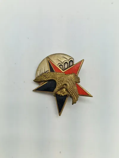 Originalt Fransk 12 Battalion paratroopers badge