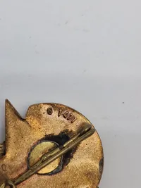Originalt Fransk 12 Battalion paratroopers badge