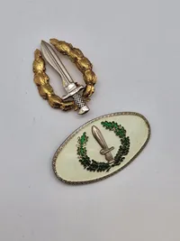 Originale spanske badges of Permanence in the COES Special Operations Company