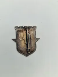 Original fransk badge - 17 regiment