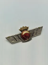 Originalt spansk Air Force Parachutist's Qualification Badge