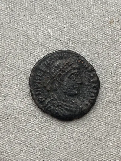 Originalt romersk mønt Valentinian I - år 367-375