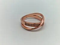 Fingerring - Forgyldt sterlingsølv