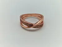 Fingerring - Forgyldt sterlingsølv