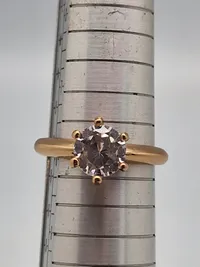 Fingerring - Forgyldt sterlingsølv