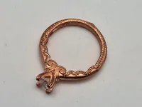 Fingerring - Forgyldt sterlingsølv