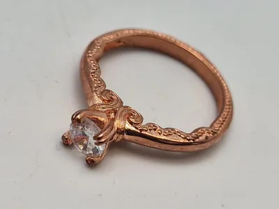 Fingerring - Forgyldt sterlingsølv