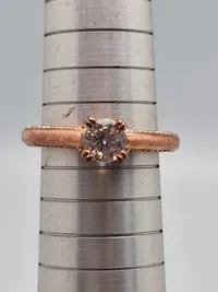 Fingerring - Forgyldt sterlingsølv