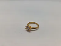 Fingerring - Forgyldt sterlingsølv